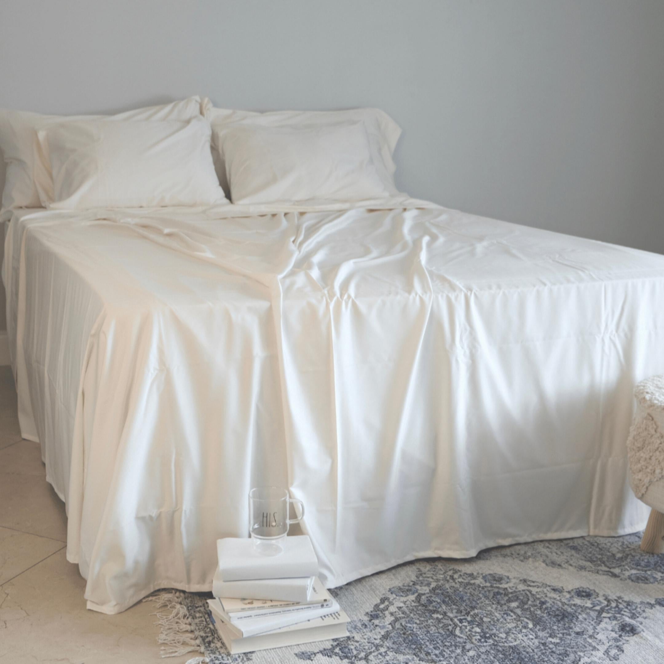 pure organic bamboo bedsheets pillowcases 100% quality best bedding ever - reusable packaging - sustainable materials and fabrics